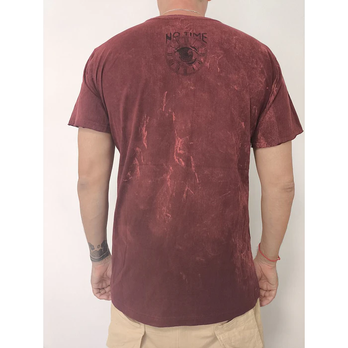Polera Hombre No Time 100% Algodón Tailandes 3