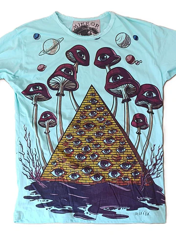 Polera Hombre Mirror 100% Algodón Tailandes