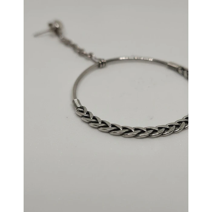 Aros de argolla de plata 3