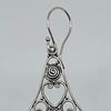 Aros Gota Mandala de plata 2