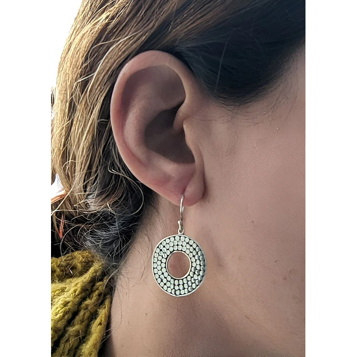 Aros colgantes de Plata 1