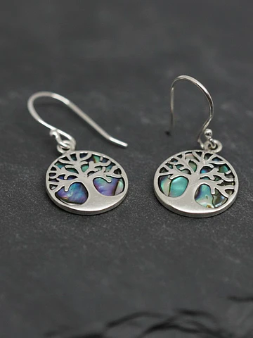 Aros colgantes de Plata