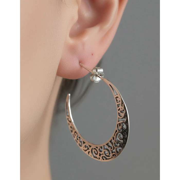 Aros colgantes de Plata 1