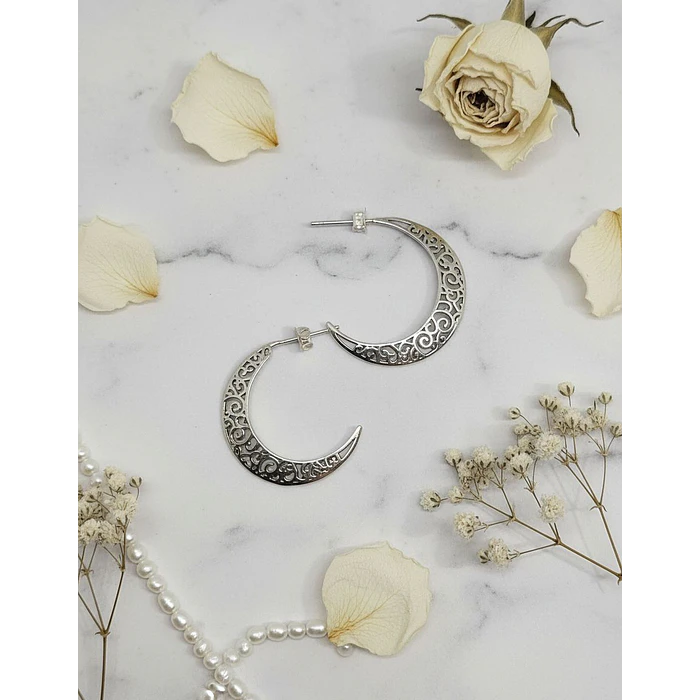 Aros colgantes de Plata 2