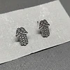 Aros de Boton de plata 1