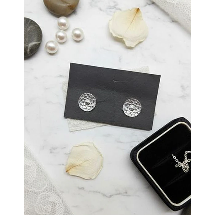 Aros de Boton de plata