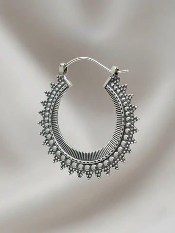 Aros colgantes de Plata
