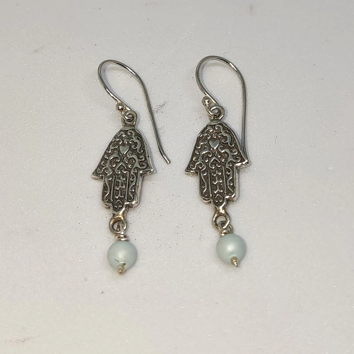 Aros colgantes de Plata
