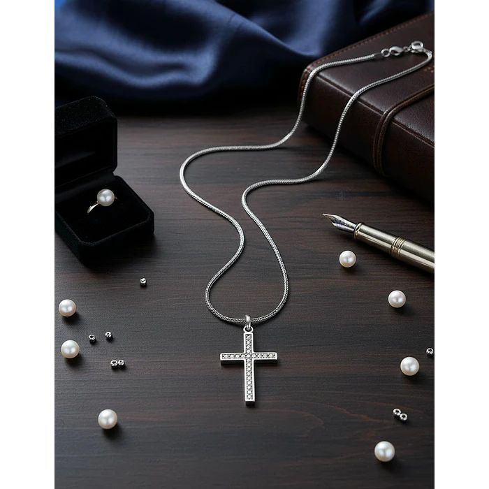 Collar de Plata Colgante 3