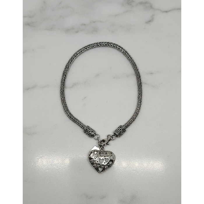 Pulsera de Plata - Corazón 1