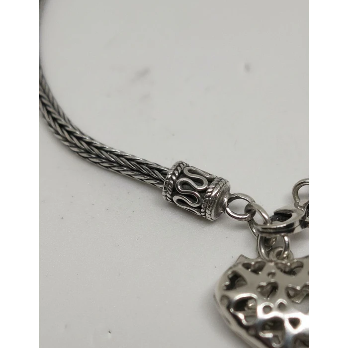 Pulsera de Plata - Corazón 2