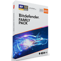 Bitdefender Family Pack 2023 * 15 dispositivos * Windows/ Mac/ Android/ iOS
