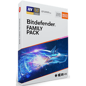 Bitdefender Family Pack 2023 * 15 devices * Windows/ Mac/ Android/ iOS