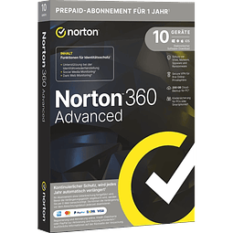 Norton 360 Advanced | 2026 | 10 Geräte | 1 Jahr | Mit 200 GB