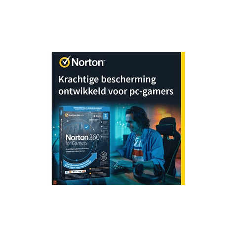 Norton 360 for Gamers | 3 Geräte | 1 Jahr | 2026 | 50 Gb