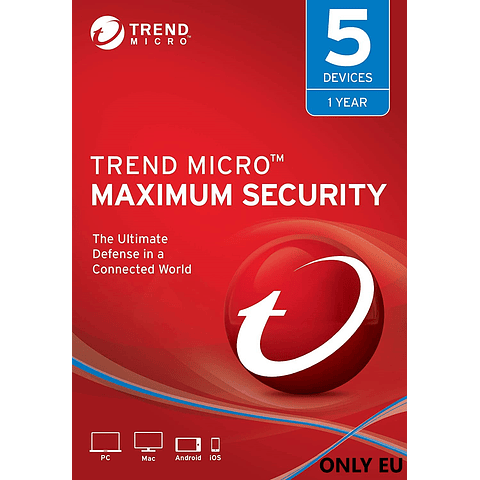 Trend Micro Máxima Seguridad 2023 * WINDOWS/MAC/Android/IOS