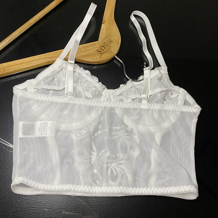 Bra transparencia Blanco 2