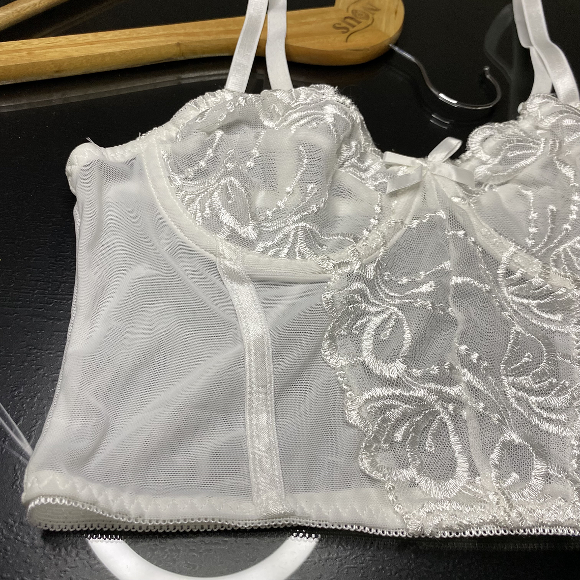 Bra transparencia Blanco 3