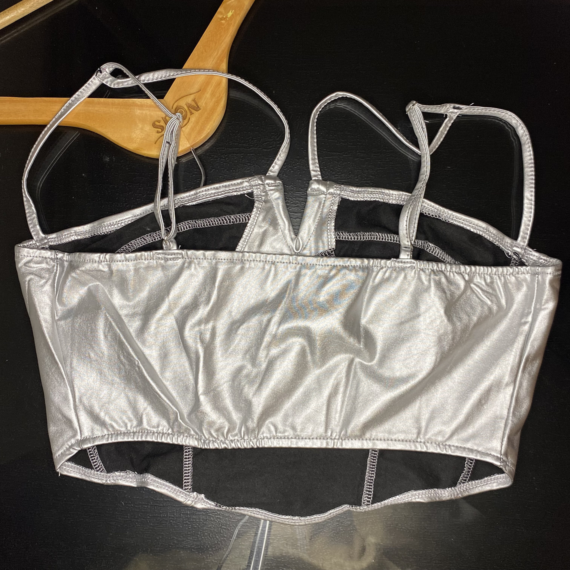 Bra metálico Silver 2