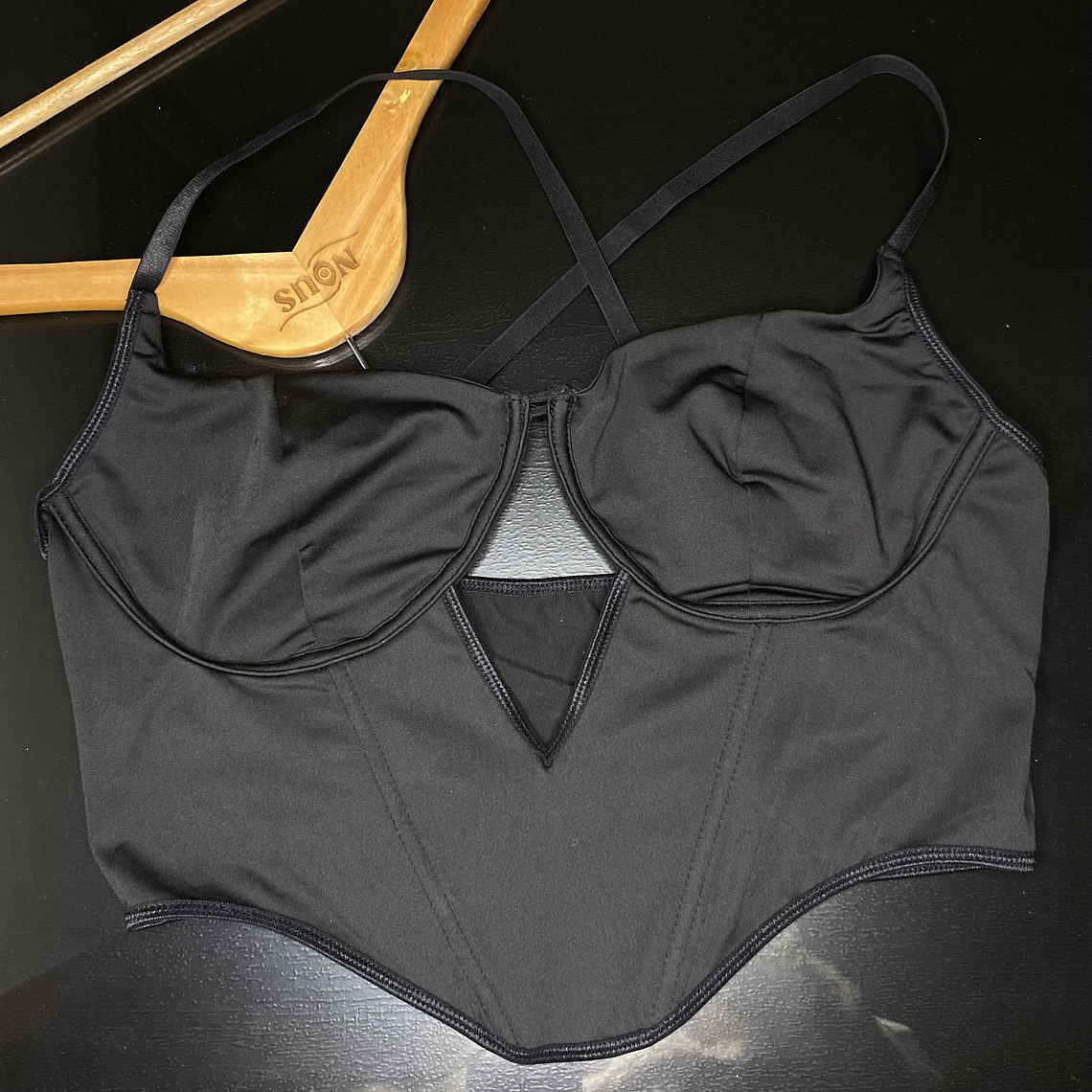 Bra abertura Negro 1