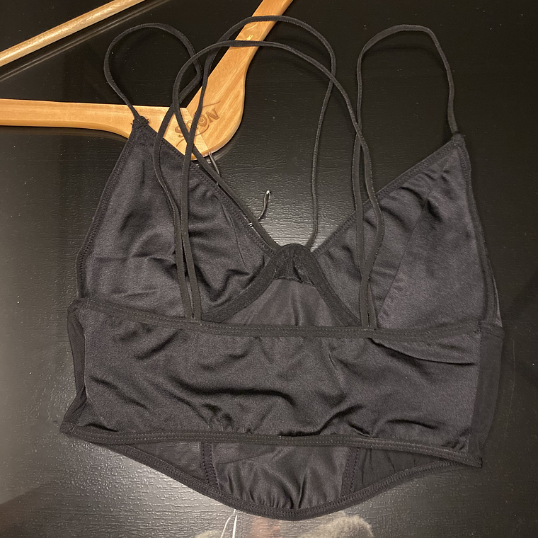Bra cruzado Negro 2