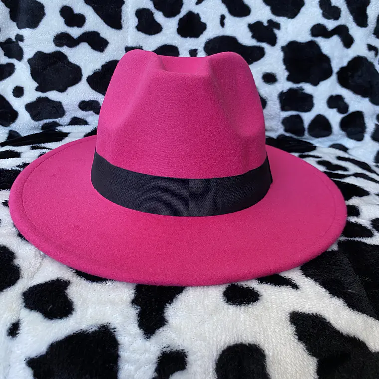 Sombrero vaquero fucsia 2