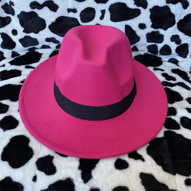 Sombrero vaquero fucsia 3