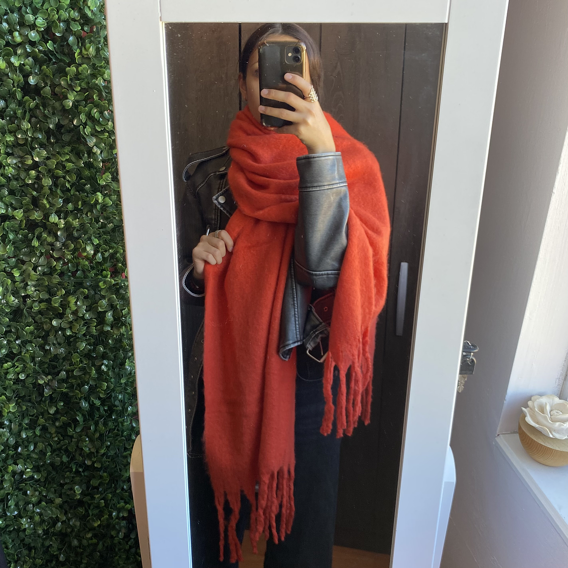 Bufanda alpaca Naranja 1