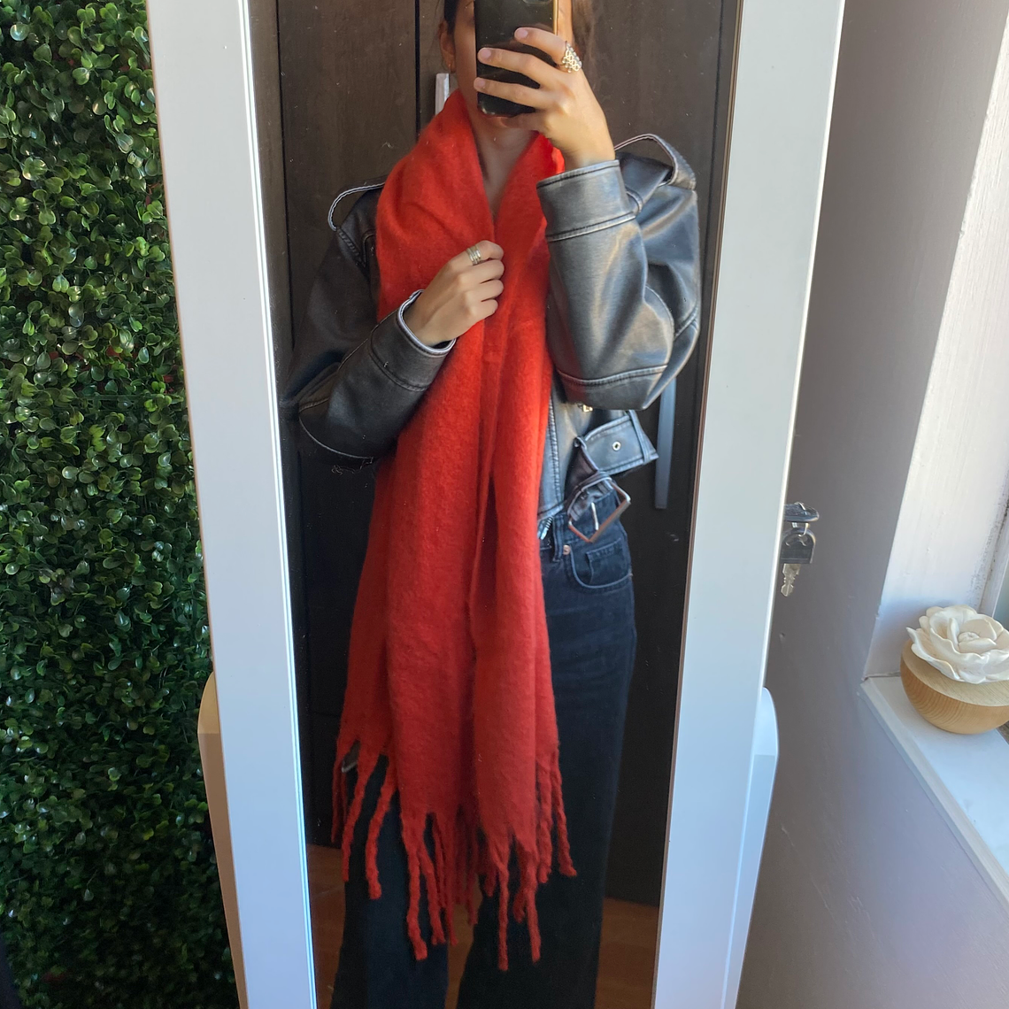 Bufanda alpaca Naranja 2