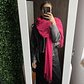 Bufanda cashmere Fucsia - Miniatura 2