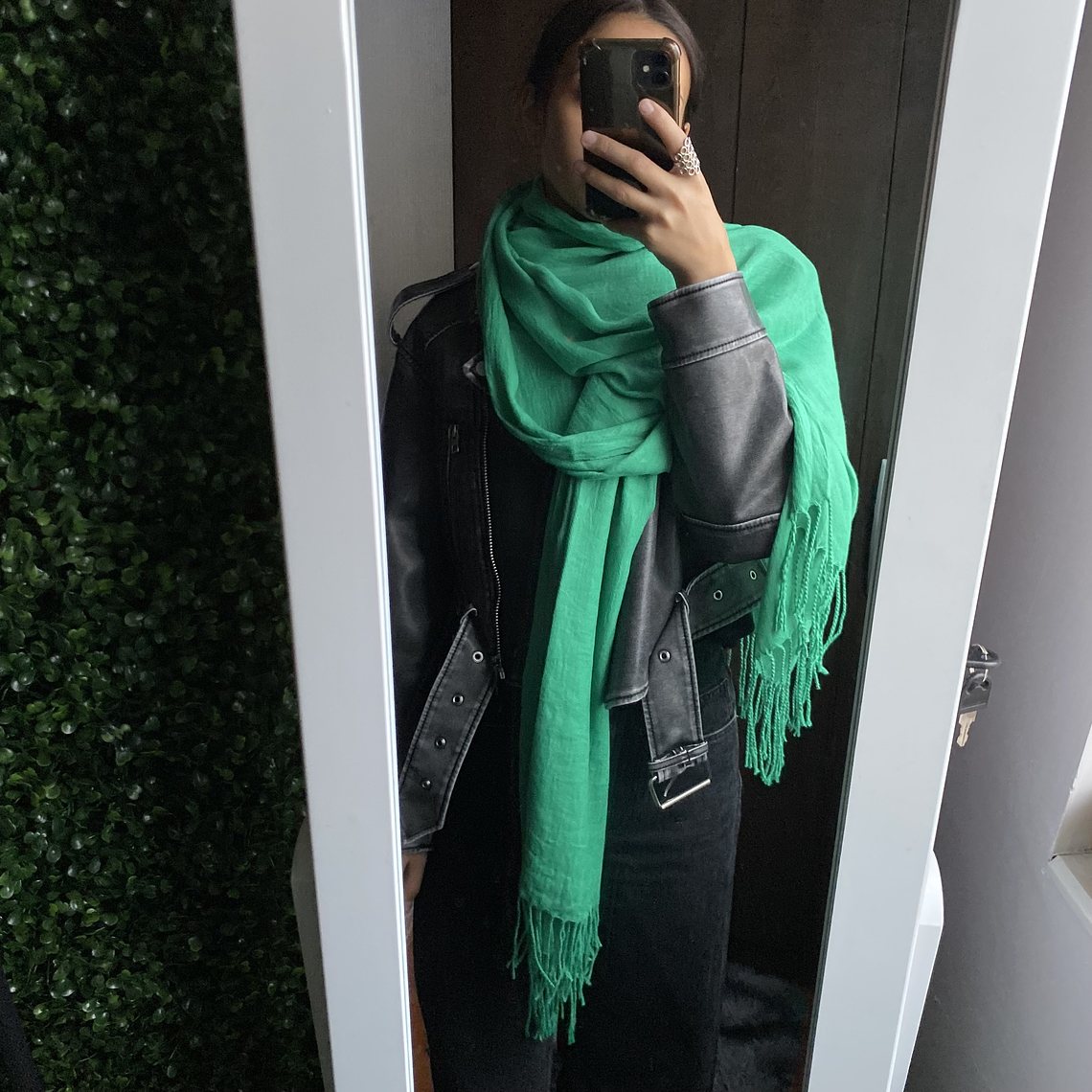 Bufanda cashmere Verde 2