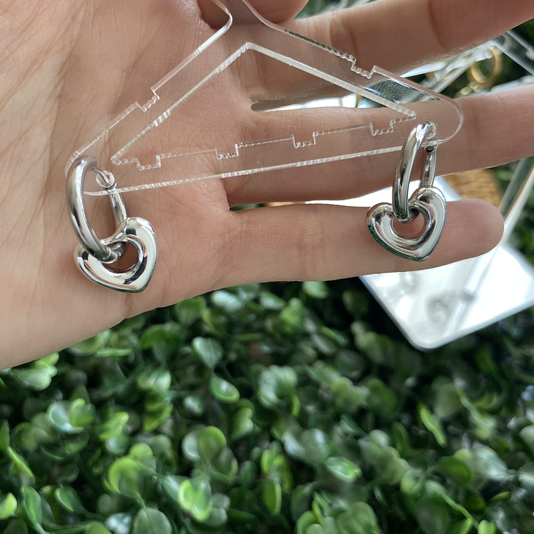 Aros corazón  1