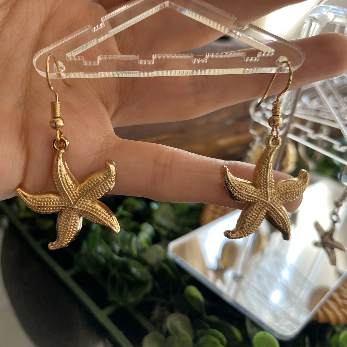 Aros estrella gold 1