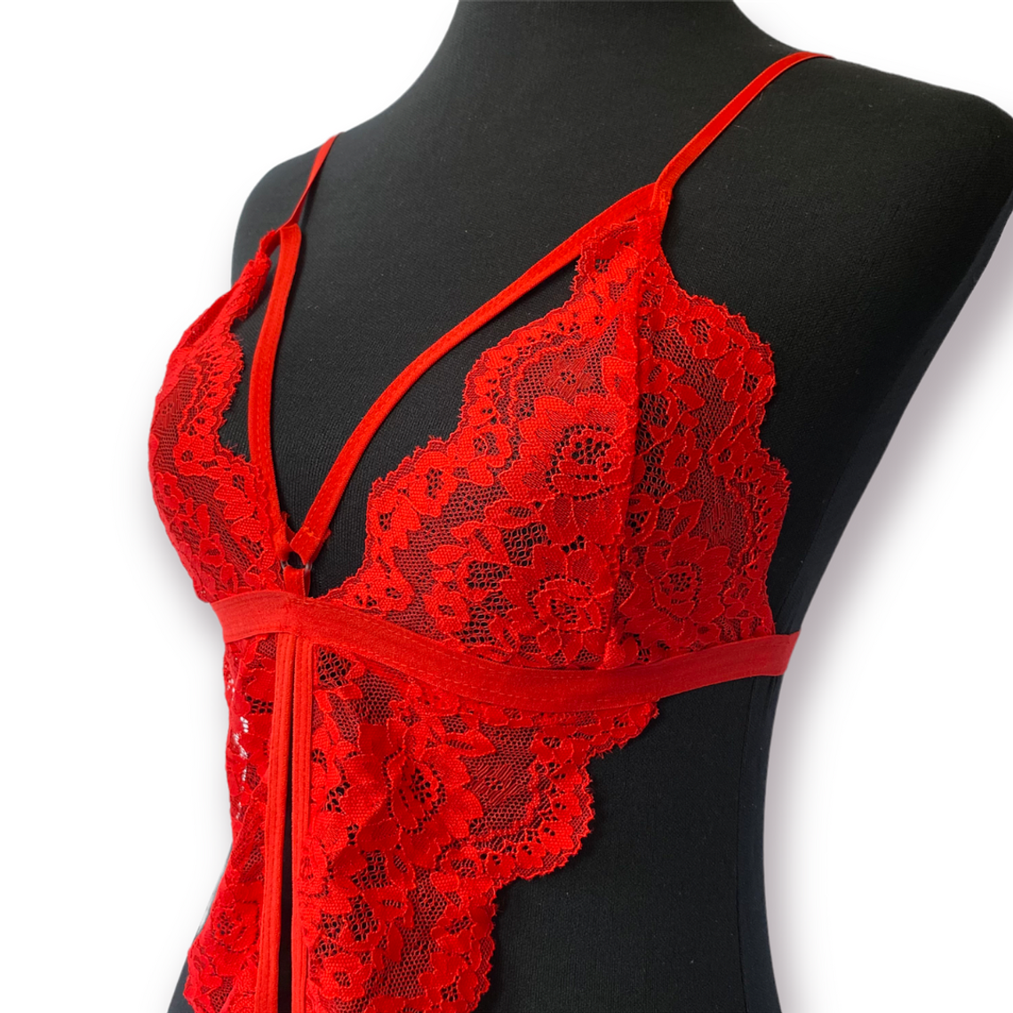 Enterito encaje Rojo 2