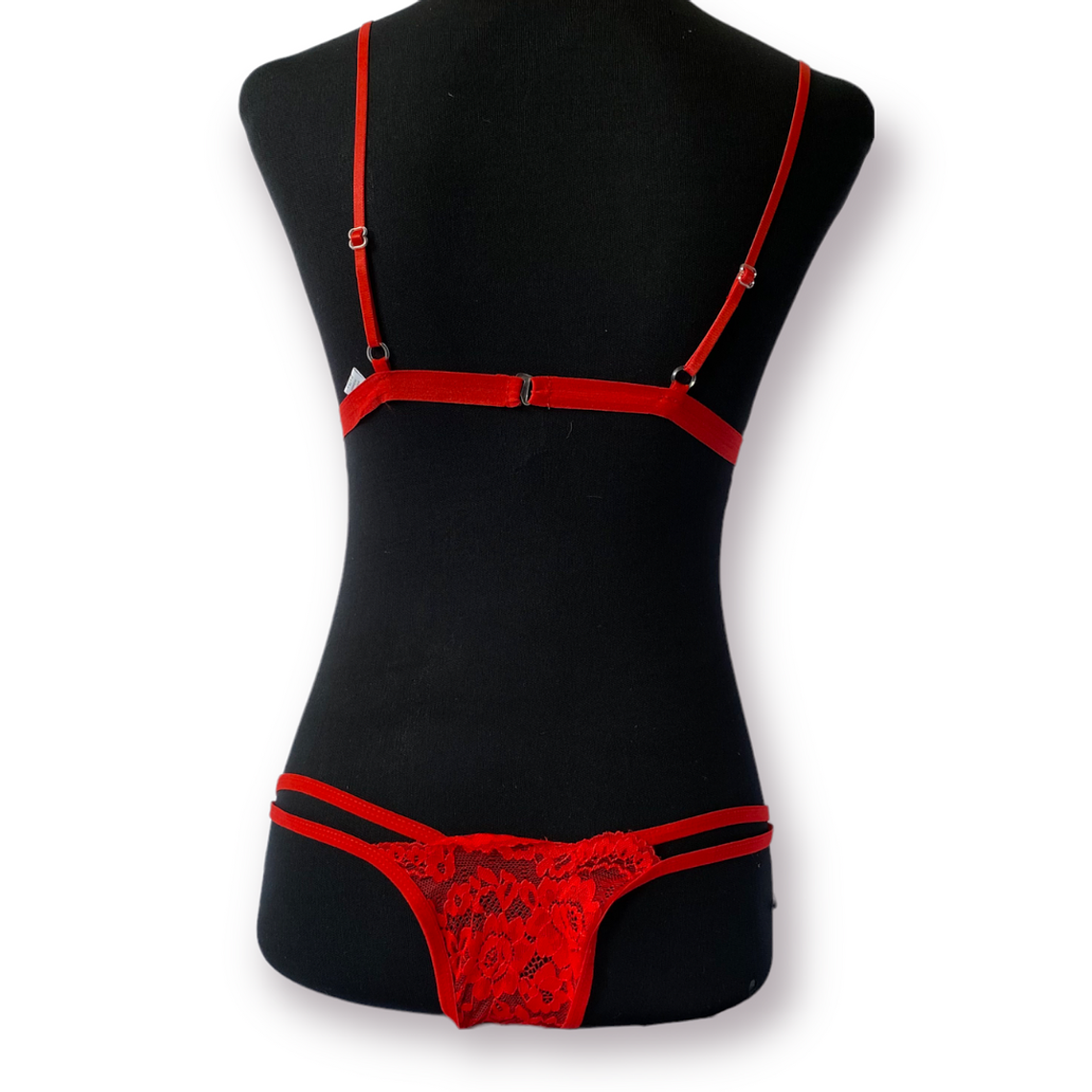 Enterito encaje Rojo 4