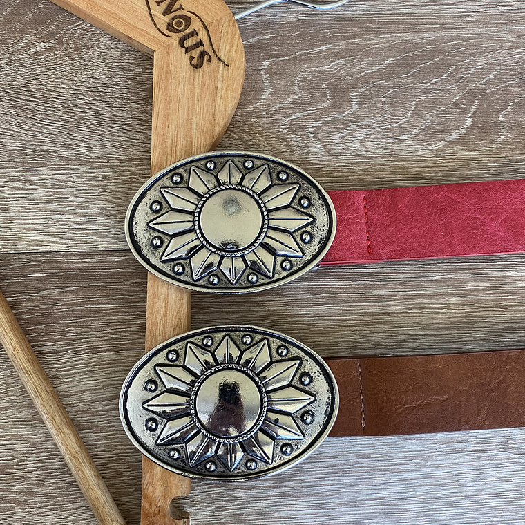 Hebilla redonda girasol 1