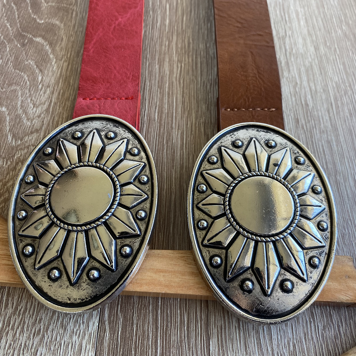 Hebilla redonda girasol 2