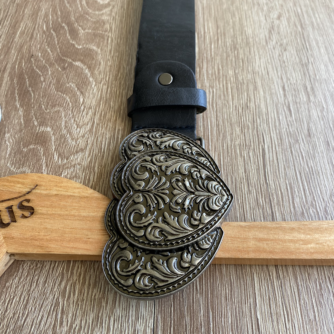 Hebilla triple corazón  3