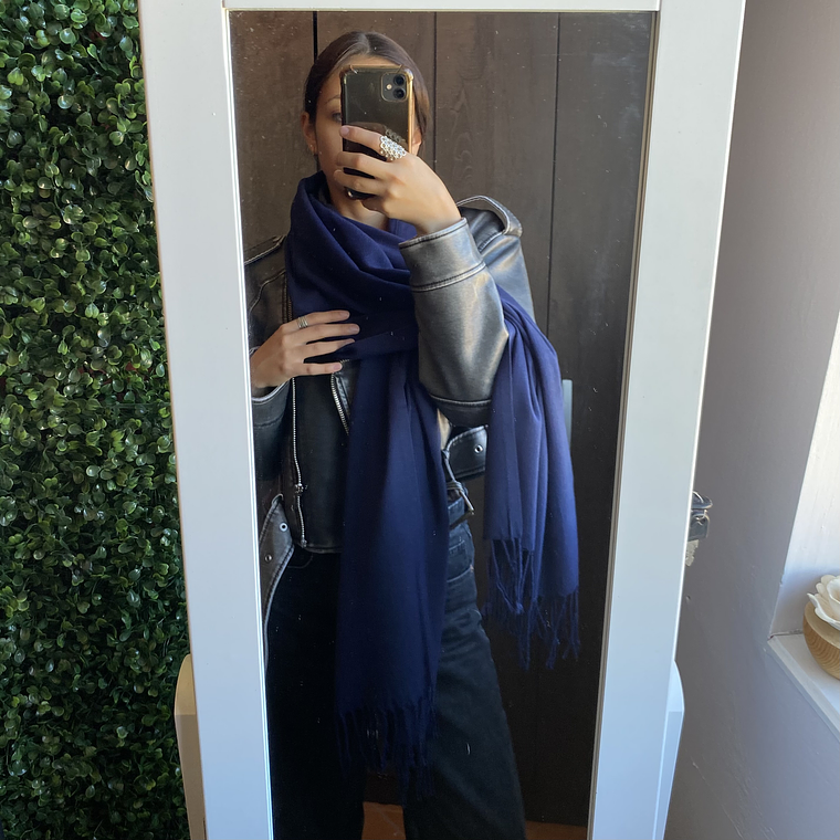 Bufada Cashmere Azul marino 1