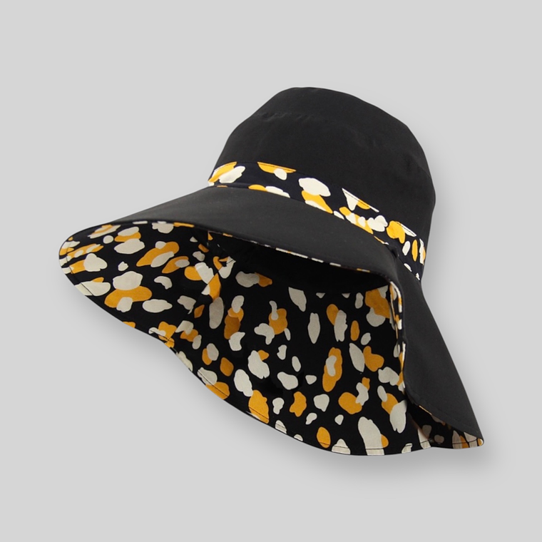 Sombrero playero reversible 1