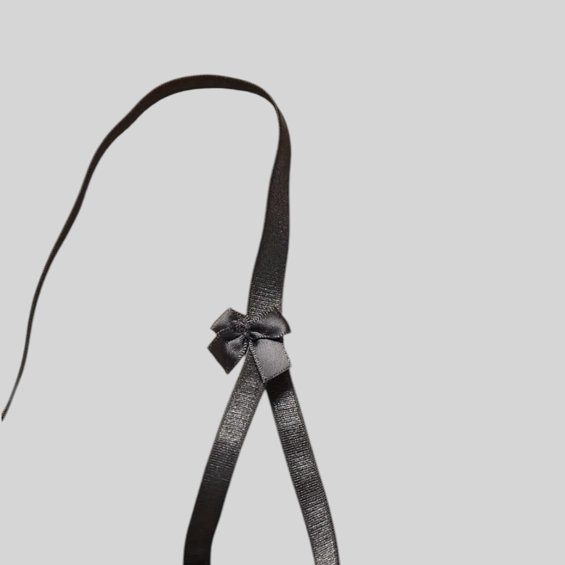 Conjunto encaje corazones Negro 3