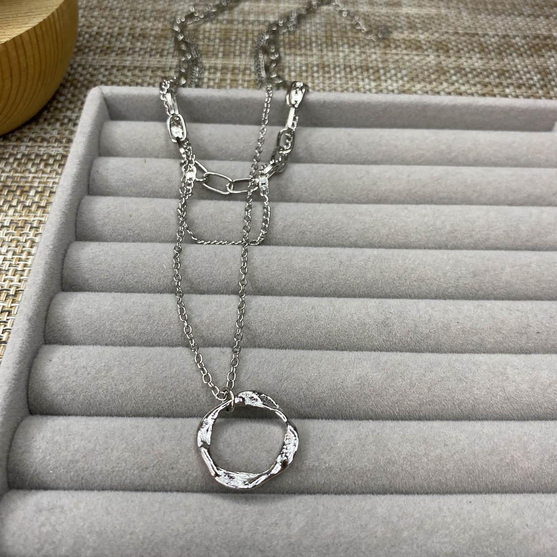 Collar doble silver 2