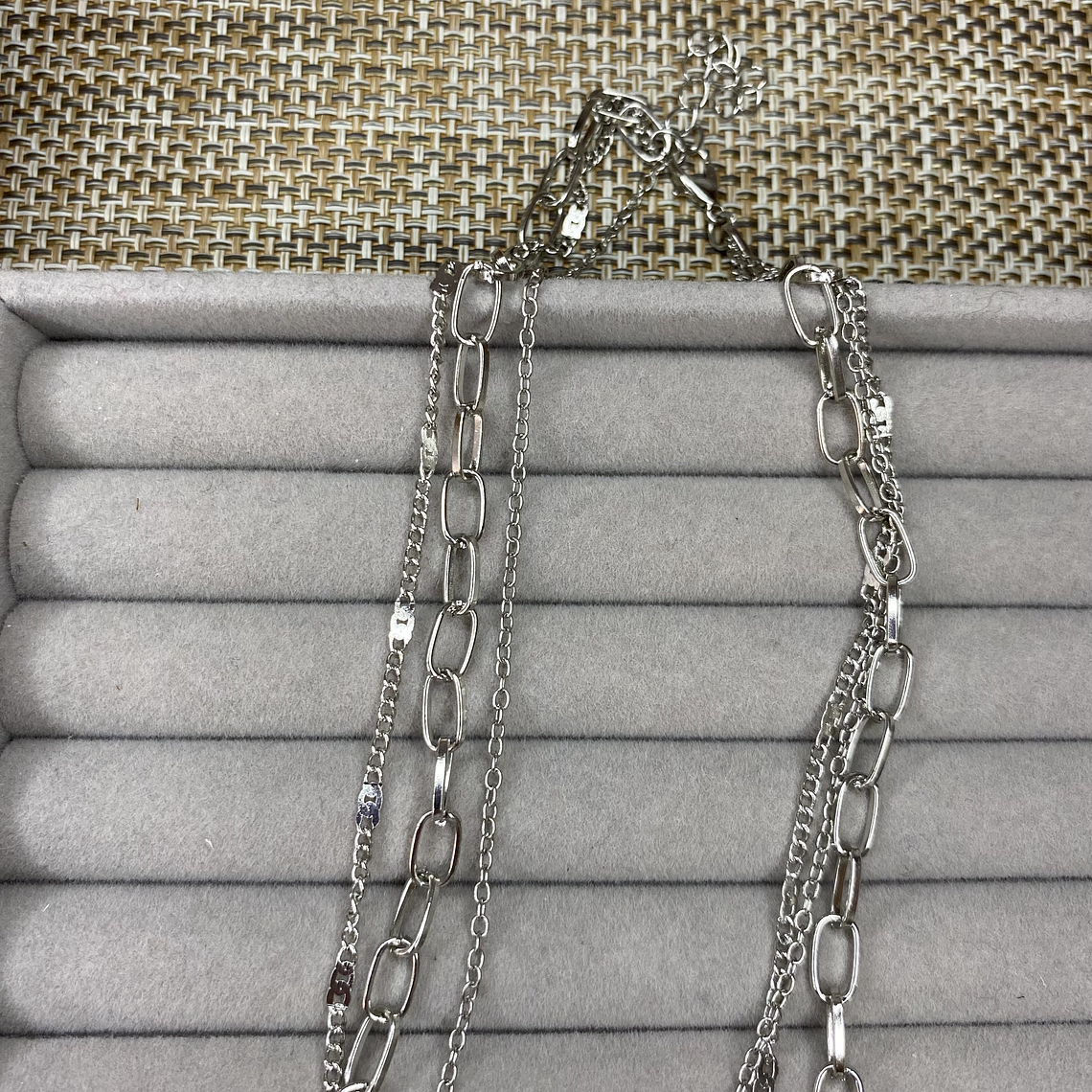 Collar doble silver 3