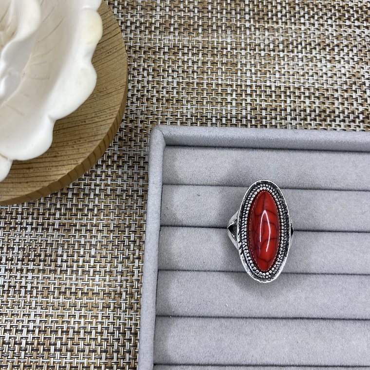 Anillo piedra artificial 1