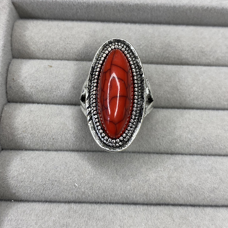 Anillo piedra artificial 2