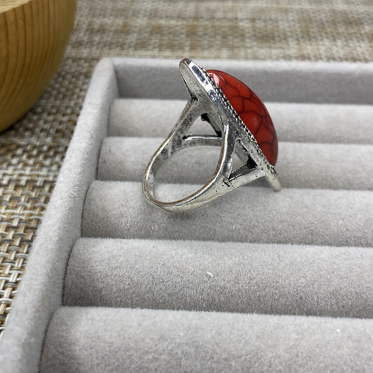 Anillo piedra artificial 4