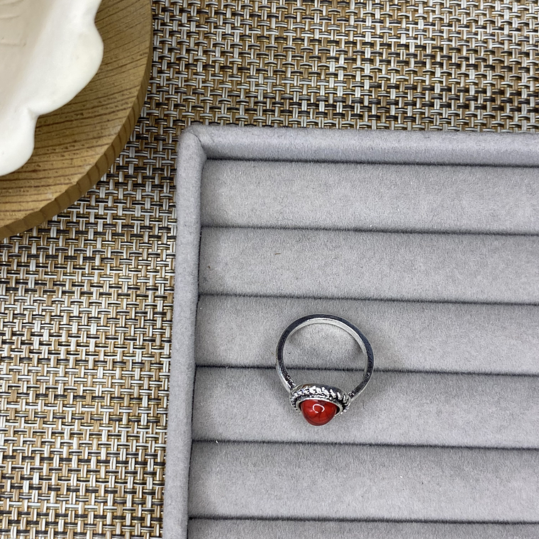 Anillo piedra artificial 2