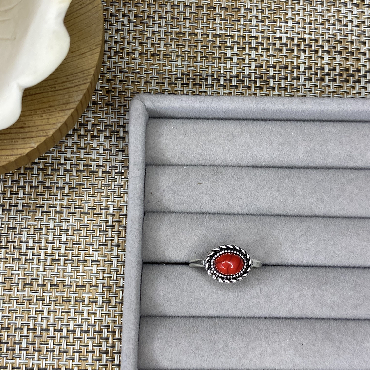 Anillo piedra artificial 1