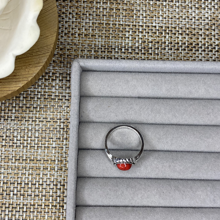 Anillo piedra artificial 2