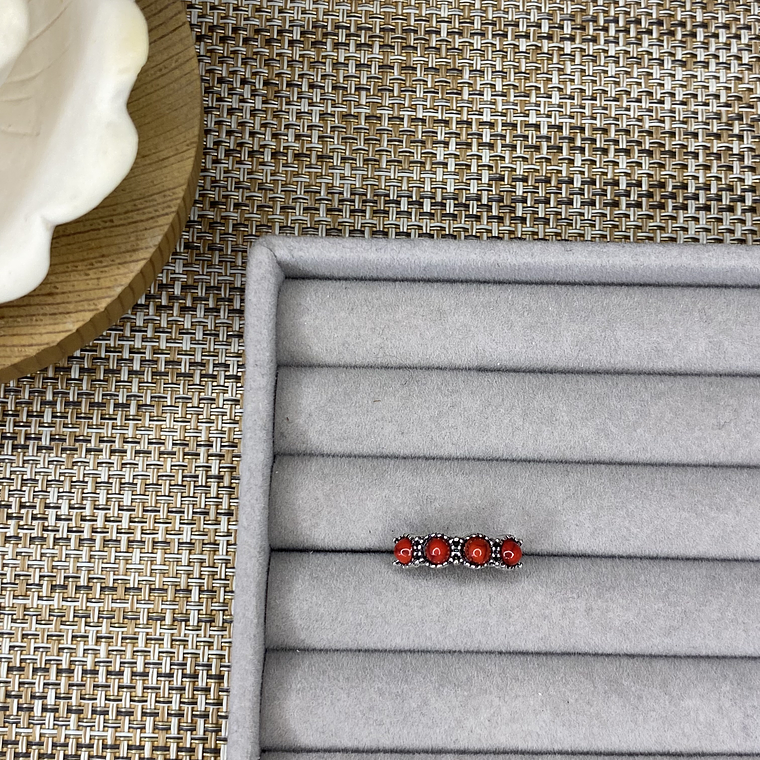 Anillo piedra artificial 1